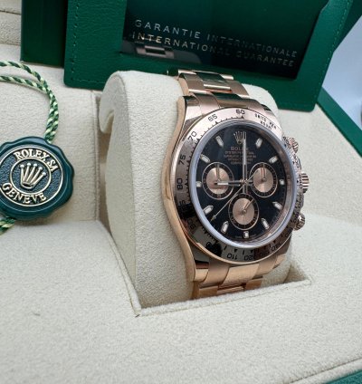 Rolex Daytona 116505 Everose Gold Black Dial New 2022