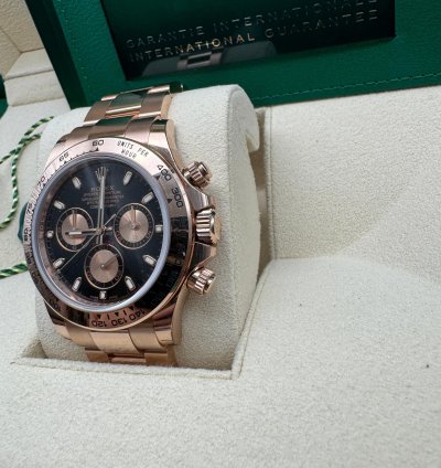 Rolex Daytona 116505 Everose Gold Black Dial New 2022