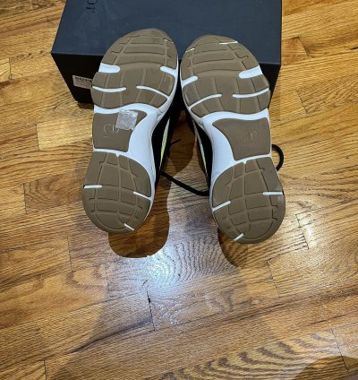 Dior B22 Trainers Black White Neon