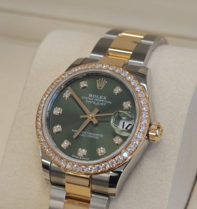 Rolex Datejust 31 Green Oys