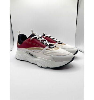 Dior B22 White Black Burgundy Gold Size 16 Eu 49