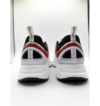 Dior B22 White Black Burgundy Gold Size 16 Eu 49