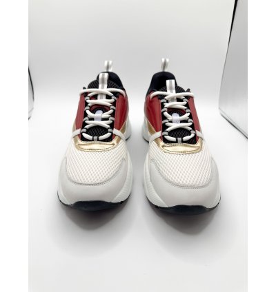 Dior B22 White Black Burgundy Gold Size 16 Eu 49