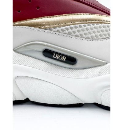 Dior B22 White Black Burgundy Gold Size 16 Eu 49