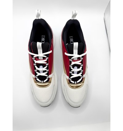 Dior B22 White Black Burgundy Gold Size 16 Eu 49