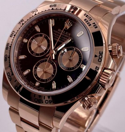 Rolex Daytona 116505 Rose Gold Black Dial Unworn 2022