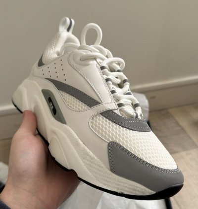 Dior B22 White Silver