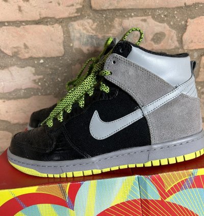 00s Vintage Nike Sb Dunk High Wrinkled Patent