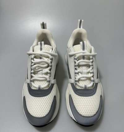 Dior B22 White Silver Sneakers 3sn231yjg