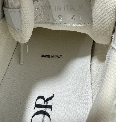 Dior B22 White Silver Sneakers 3sn231yjg