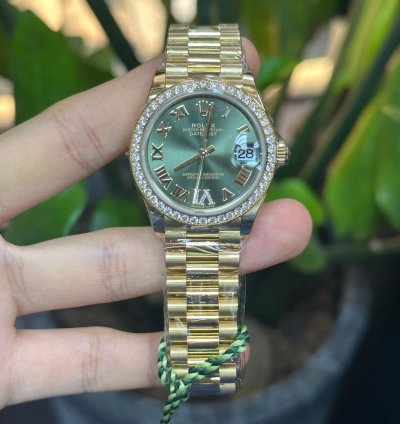 Rolex Datejust 31 Green Viix Roman