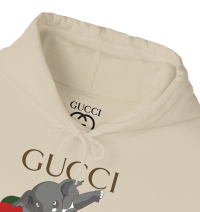 Gucci Elephant Sand Hoodie - Size Usa