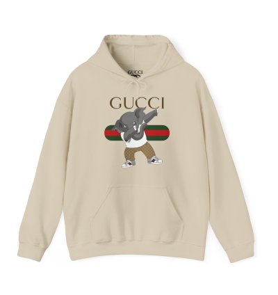 Gucci Elephant Sand Hoodie - Size Usa