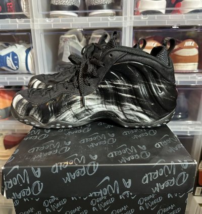 Nike Foamposite Dream World Black Size 12