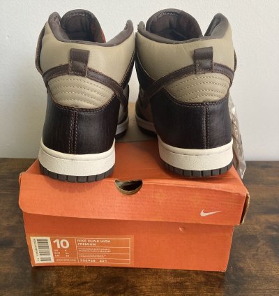 2003 Nike Dunk High Khaki Baroque