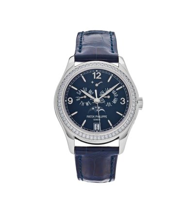 Patek Philippe Annual Calendar Complications Ladies Annual Calendar 5147g-001 White Gold Watch With Blue Leather Watch Blue Dial 2022