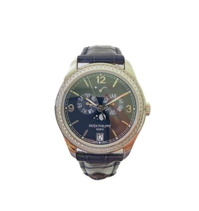 Patek Philippe Annual Calendar Complications Ladies Annual Calendar 5147g-001 White Gold Watch With Blue Leather Watch Blue Dial 2022