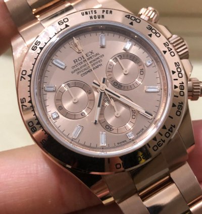 Rolex Daytona 116505a Sundust old Card