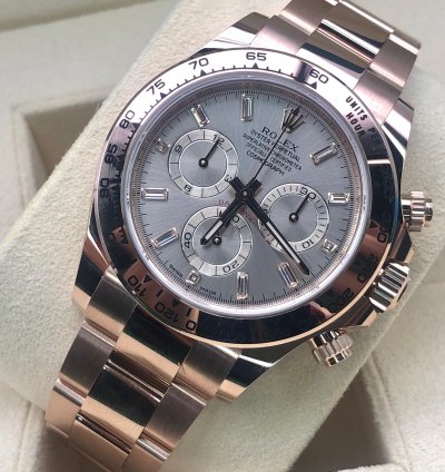 Rolex Daytona 116505a Sundust Baguetts