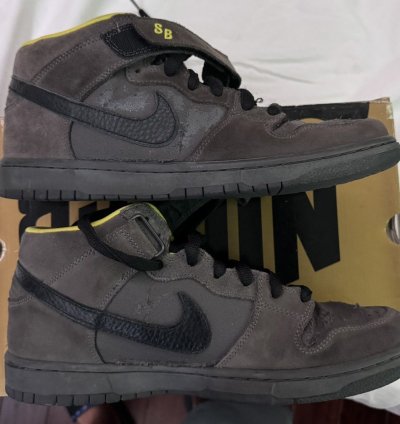 2008 Nike Sb Dunk Mid Pro Batman Used Size 10