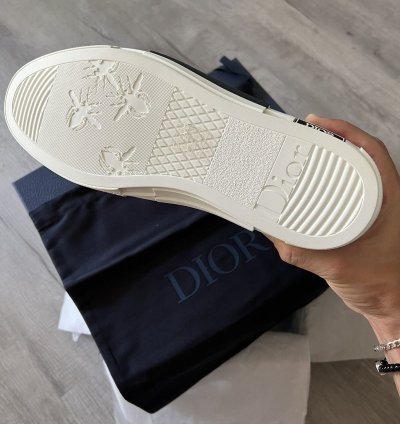 Dior B23 High Dior Oblique - White Yellow