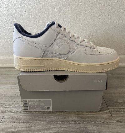 Nike Kith Paris Air Force 1 White Midnight Navy Size 10 5