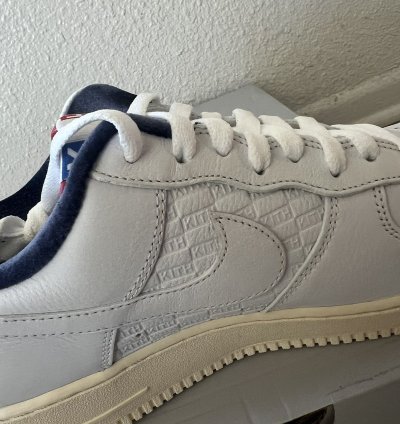 Nike Kith Paris Air Force 1 White Midnight Navy Size 10 5