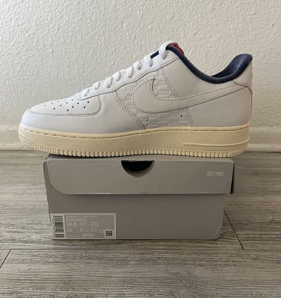 Nike Kith Paris Air Force 1 White Midnight Navy Size 10 5