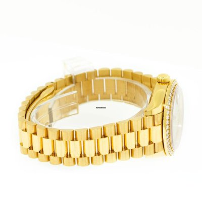 Rolex Datejust 31 Lady-datejust 31mm 18k Yellow Gold Silver Dial Roman Numerals Diamond Bezel 278288