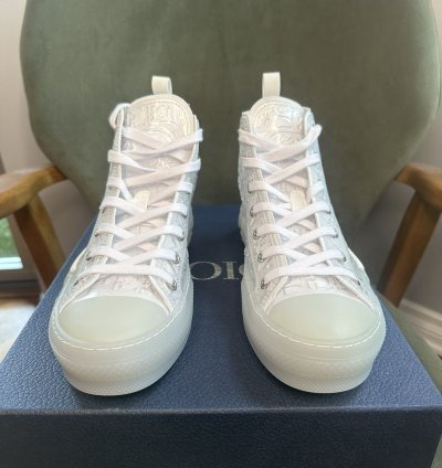 Dior B23 High Raised Dior Oblique - Transparent White