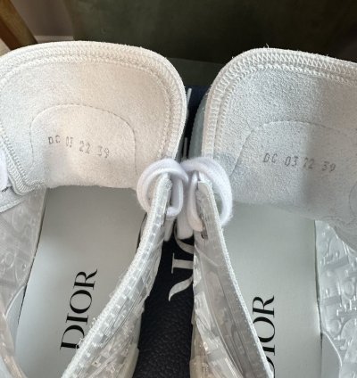 Dior B23 High Raised Dior Oblique - Transparent White