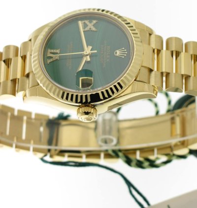 Rolex Datejust 31 Malachite 6 9 Diamond Dial 278278