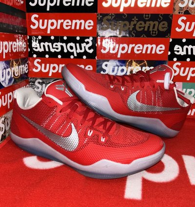 Nike Kobe 11 Team Bank University Red 856485-663 Size 13 5