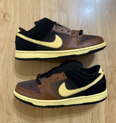2012 Nike Dunk Sb Low Premium Og Black Tan Guinness