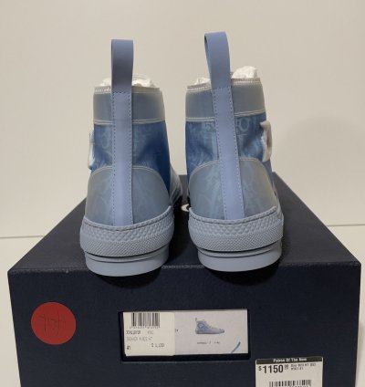 Dior B23 High Top Daniel Arsham Light Blue Size Us 8 5 Eu 41