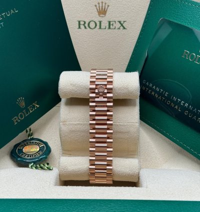 Rolex Datejust 31 New 2023 Mother Of Pearl Dial Diamond Bezel Rose Gold President Bracelet
