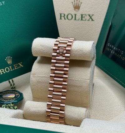 Rolex Datejust 31 New 2023 Mother Of Pearl Dial Diamond Bezel Rose Gold President Bracelet