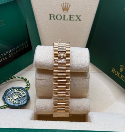 Rolex Datejust 31 New 2024 Mother Of Pearl Diamond Dial Fluted Bezel Yellow Gold President