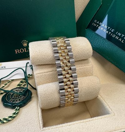 Rolex Datejust 31 New 2024 Mother Of Pearl Diamond Dial Two Tone Yellow Gold Diamond Bezel