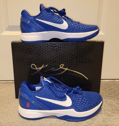 Nike Kobe 6 Protro La Dodgers Game Royal Blue Size 11 New