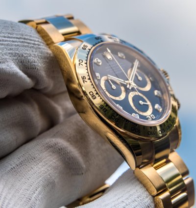 Rolex Daytona 116508 - Black Diamond Set Dial