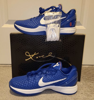 Nike Kobe 6 Protro La Dodgers Game Royal Blue Size 11 New