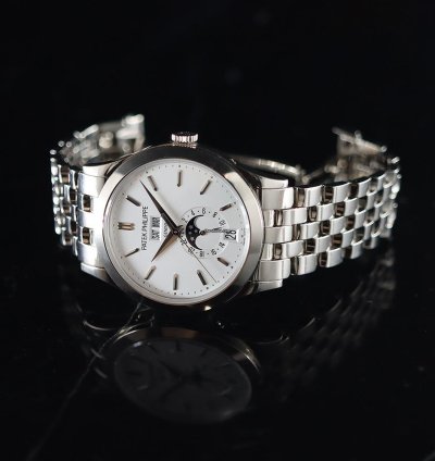Patek Philippe Annual Calendar Moon Phase 5396 1g-010 White Gold Bracelet