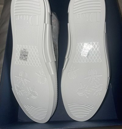 Dior B23 High Top Sneakers In Multicolor Dior Oblique
