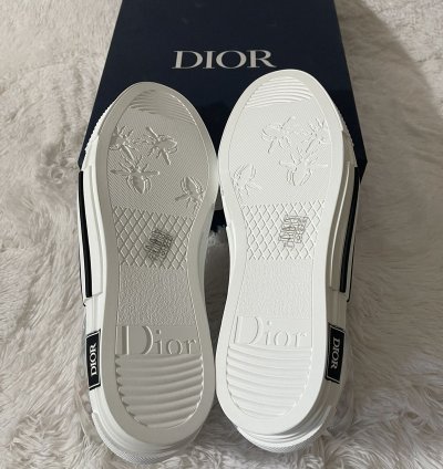 Dior B23 High Top Sneakers In Multicolor Dior Oblique