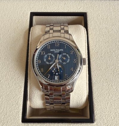 Patek Philippe Annual Calendar Moon Phase Full Set Great Condition
