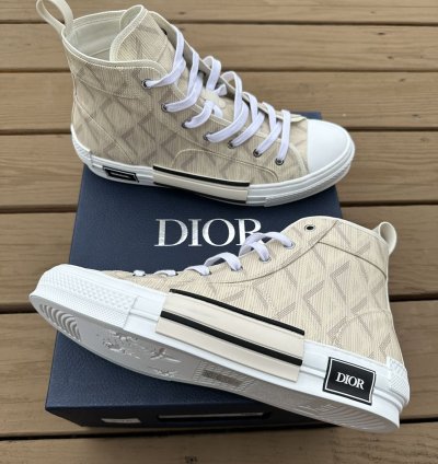 Dior B23 High-top Cd Diamond Sneakers Size 11