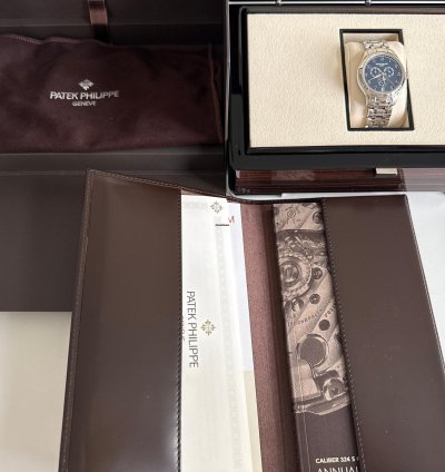 Patek Philippe Annual Calendar Moon Phase Full Set Great Condition