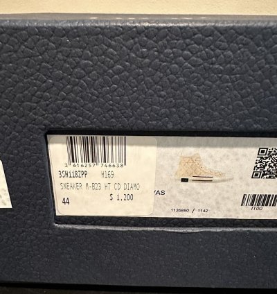 Dior B23 High-top Cd Diamond Sneakers Size 11