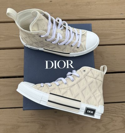 Dior B23 High-top Cd Diamond Sneakers Size 11